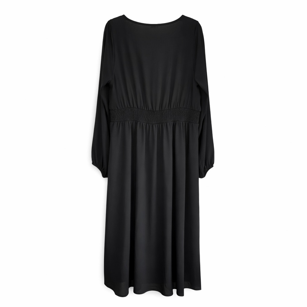 NWT Torrid Black vneck hi lo tunic blouse sz 3X - Picture 3 of 4
